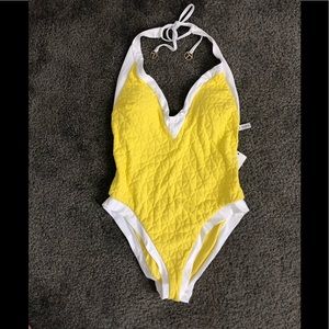 Trina Turk Yellow One Piece